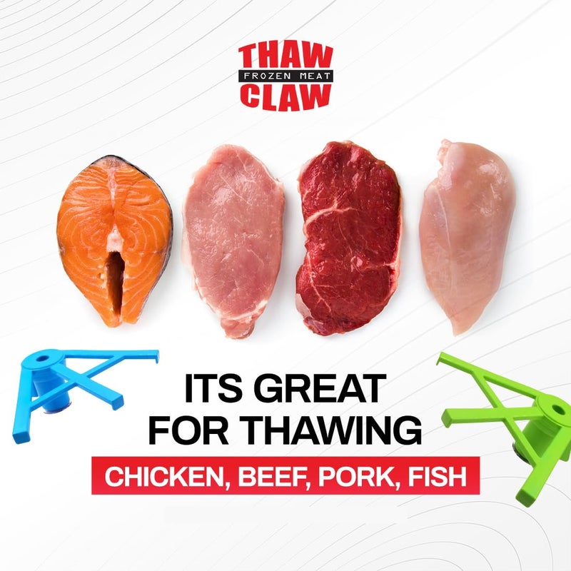 Thaw Claw Meat Defroster, a Kitchen Essential Tool for Quick and Easy Defrosting of Chicken, Beef, Pork and Fish, Kitchen Gadgets Accessories, Easy Storage, Fits All Sinks, Thaws in Minutes - Image 4